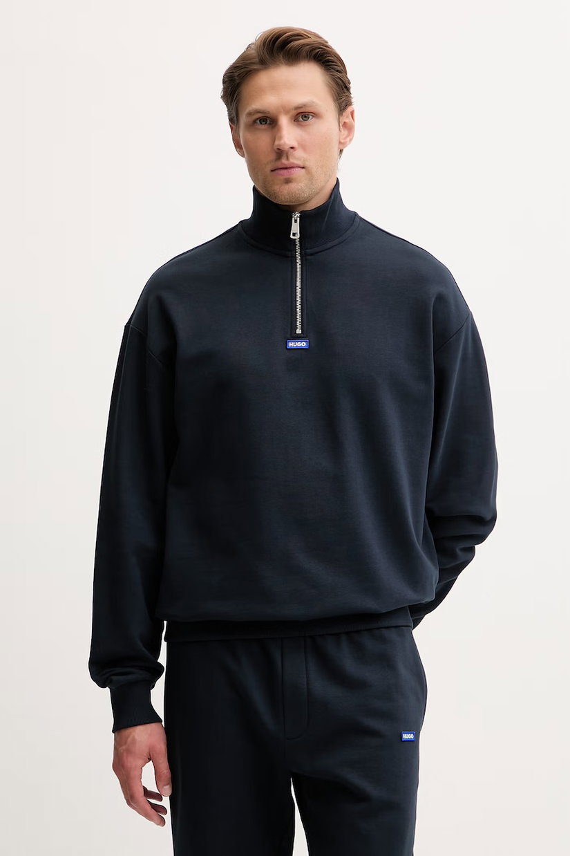 HUGO Blue hanorac de bărbați din bumbac Neeler