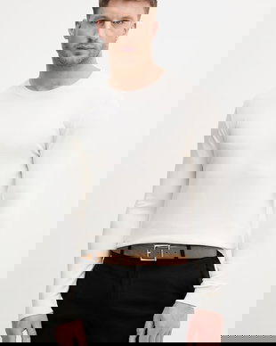 Sisley pulover bărbați cu bumbac