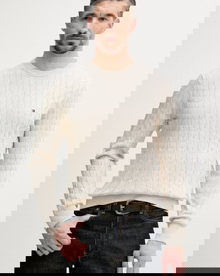 Tommy Hilfiger pulover bărbătesc din bumbac