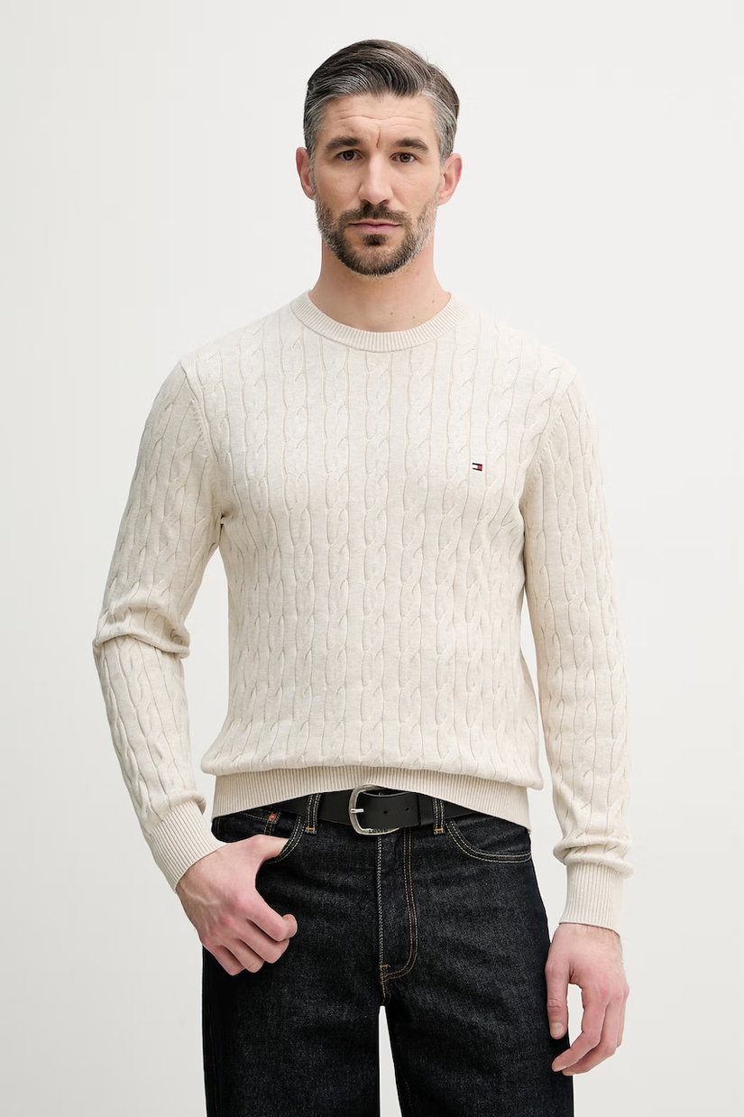 Tommy Hilfiger pulover bărbătesc din bumbac