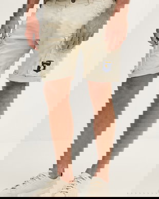 Alpha Industries pantaloni scuți cargo bărbați bumbac cu elastan