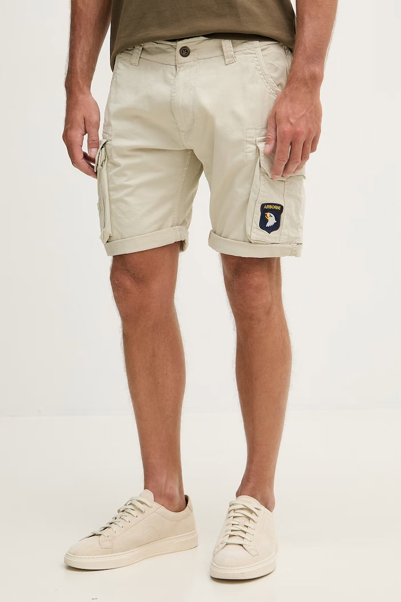 Alpha Industries pantaloni scuți cargo bărbați bumbac cu elastan