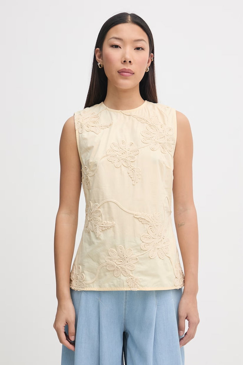 Rotate bluză de damă din bumbac