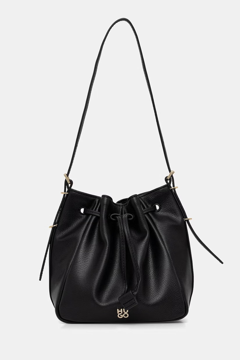 HUGO sac de damă cu imitație de piele Neeko PN_Drawstring