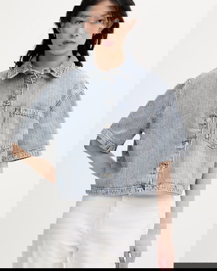 HUGO cămașă pentru femei, din denim Gesila_1