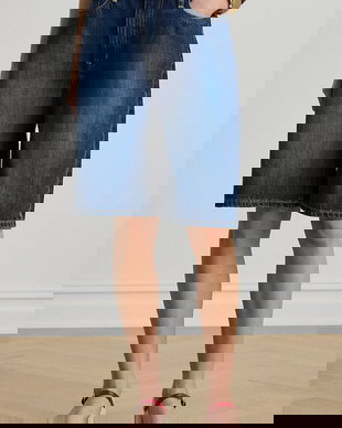 Lauren Ralph Lauren bermude femeiești de denim