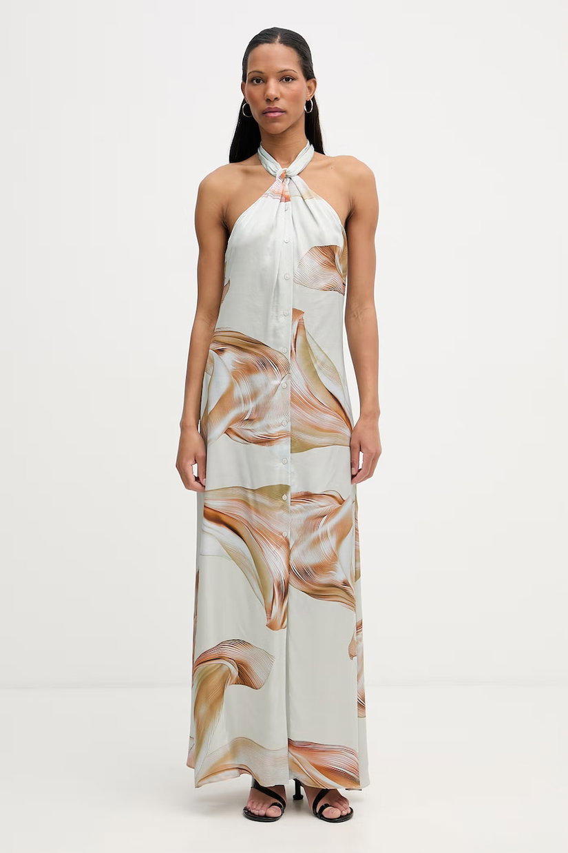 Isabelle Blanche rochie cu vâscoză