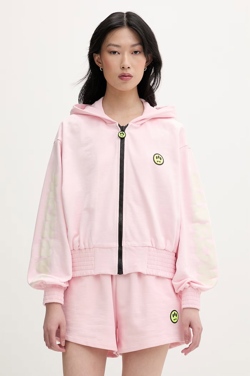 Barrow hanorac cu fermoar pentru femei, din bumbac