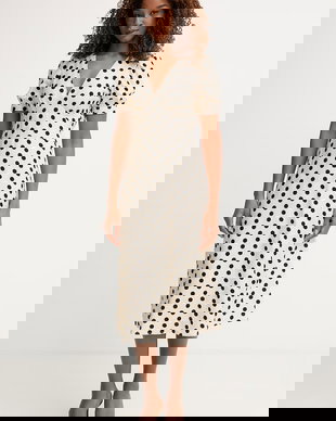 Morgan rochie evazată cu vâscoză