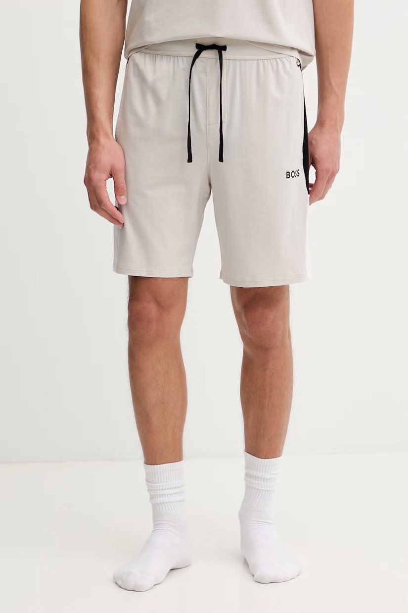 BOSS pantaloni scurți de pijama pentru bărbați, cu bumbac
