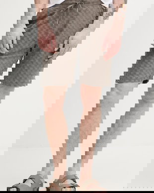 Lindbergh pantaloni scurți de trening pentru bărbați, cu bumbac