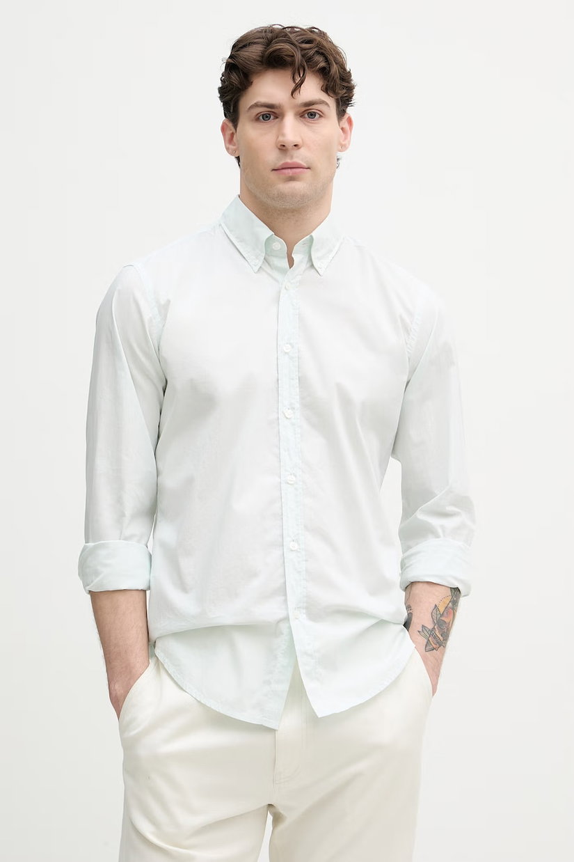 BOSS Orange cămașă pentru bărbați, din bumbac