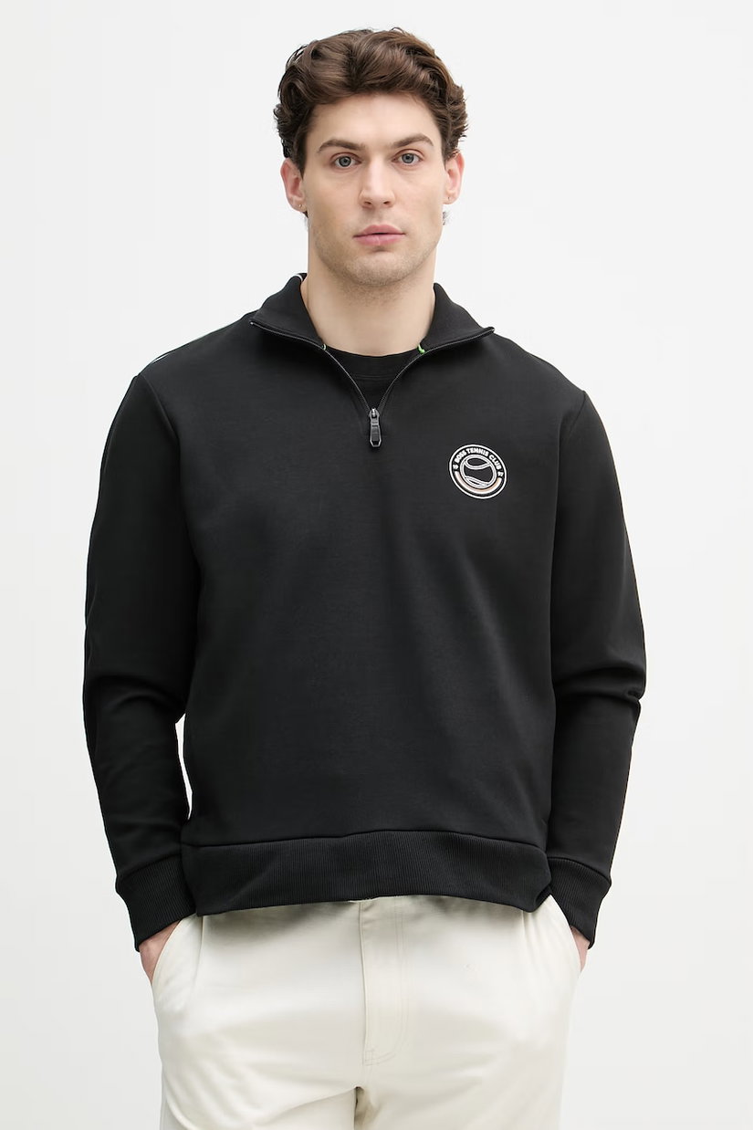 BOSS Green hanorac pentru bărbați, cu bumbac