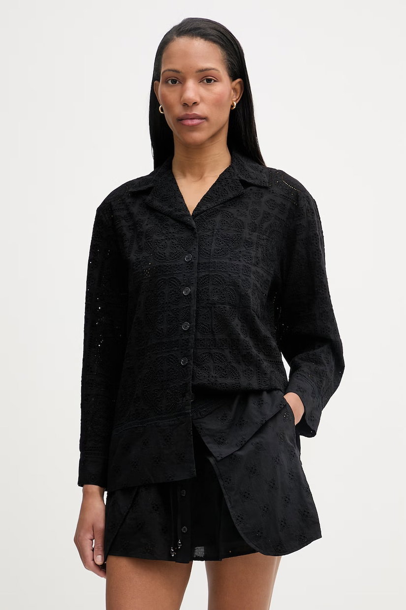 Isabelle Blanche cămașă pentru femei, din bumbac