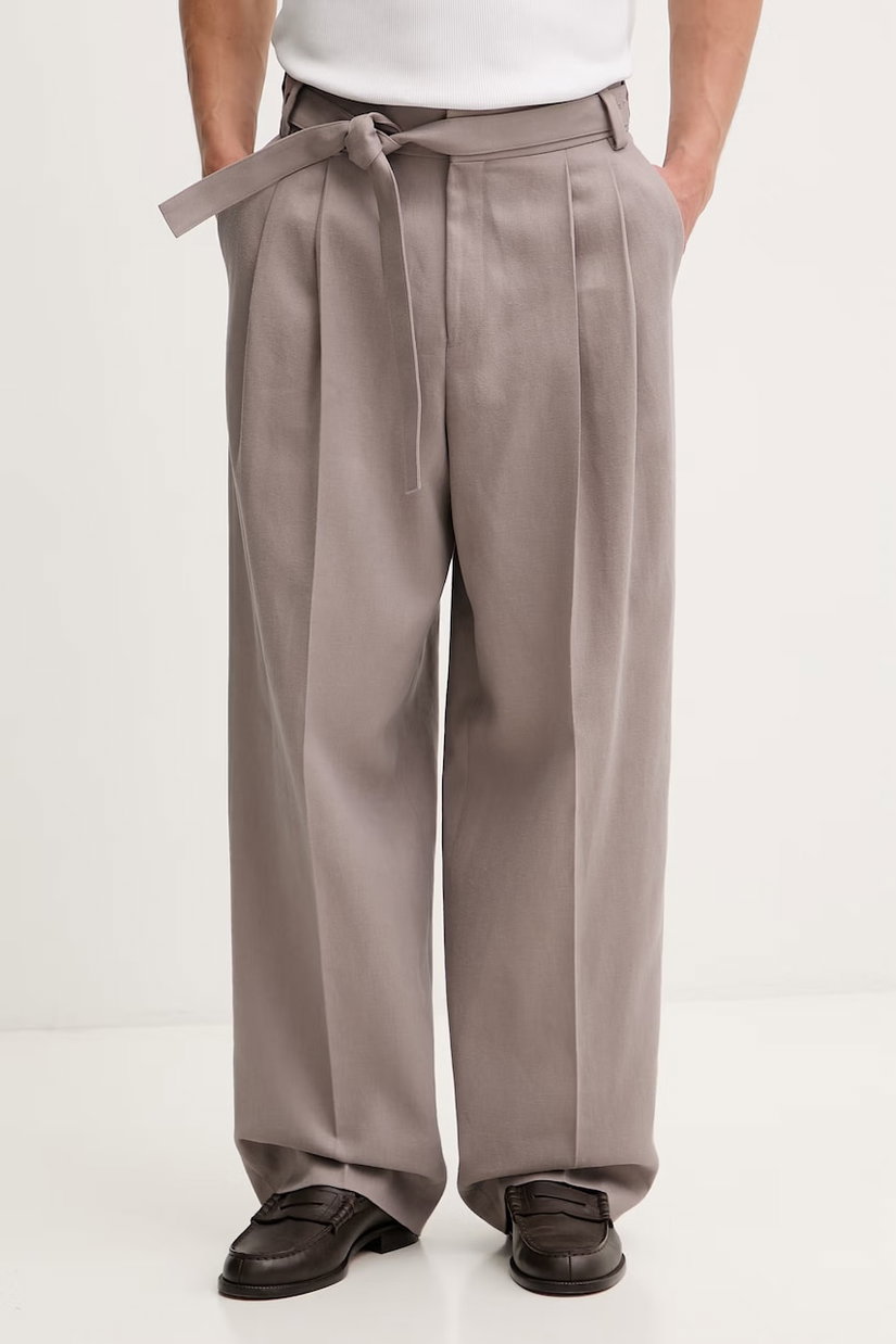 HUGO pantaloni pentru bărbați, cu lyocell Fedix244F1X