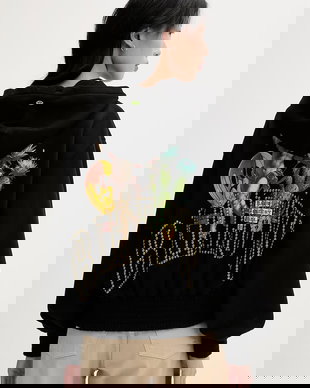 Barrow hanorac cu fermoar de pentru femei, din bumbac