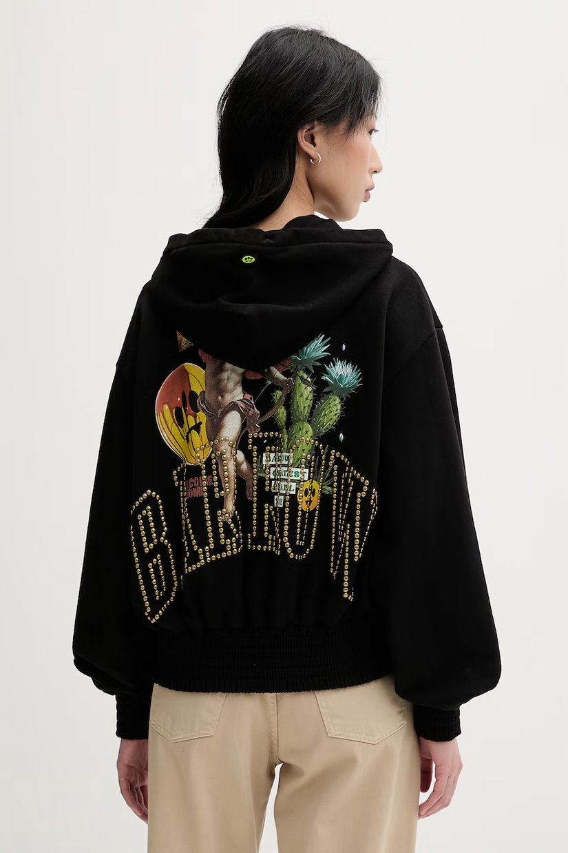 Barrow hanorac cu fermoar de pentru femei, din bumbac