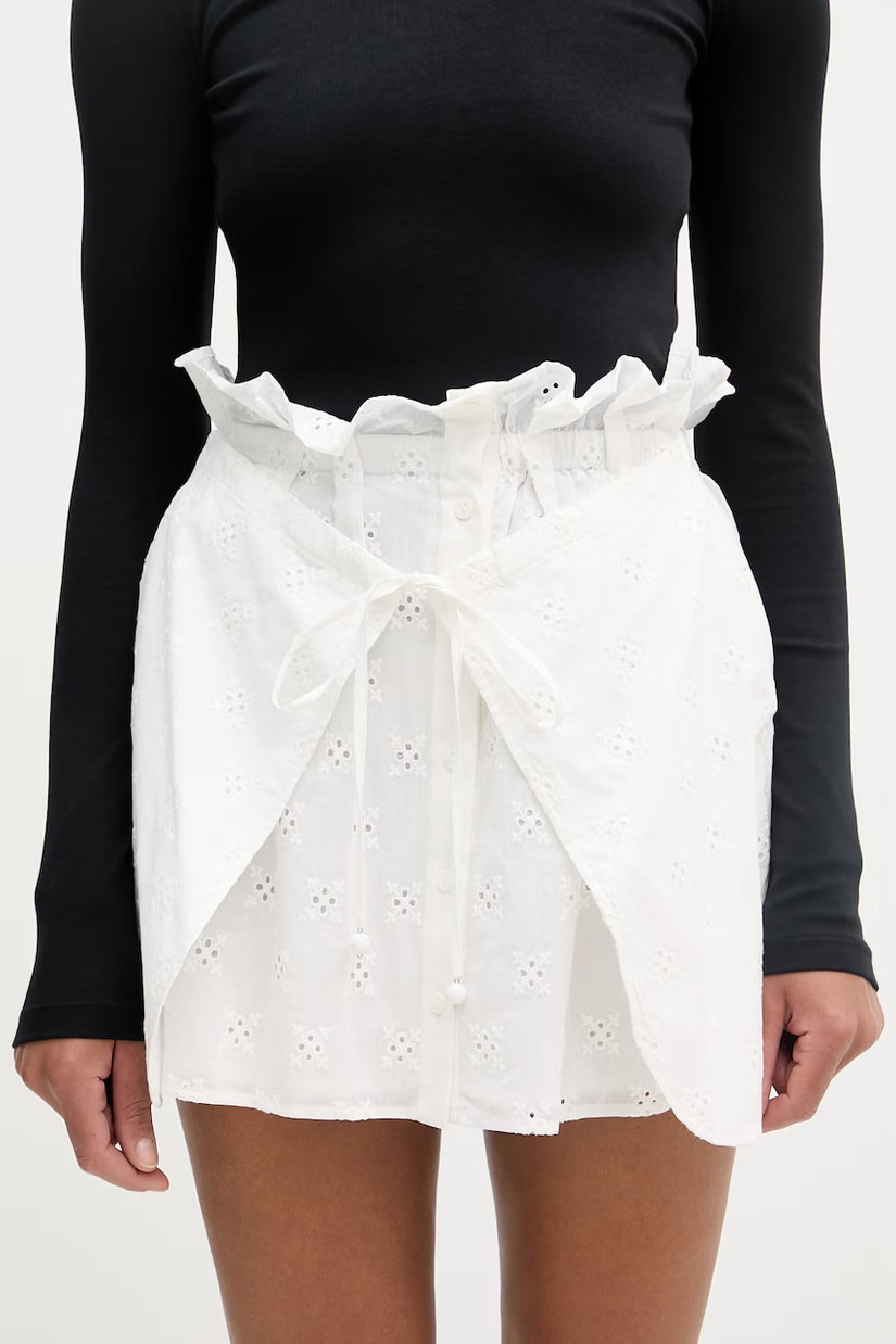 Isabelle Blanche fustă de bumbac