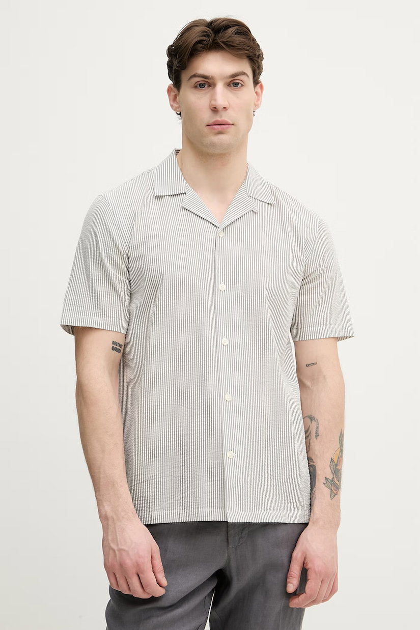 Lindbergh cămașă pentru bărbați, din bumbac