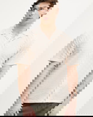 Lindbergh cămașă pentru bărbați, din bumbac