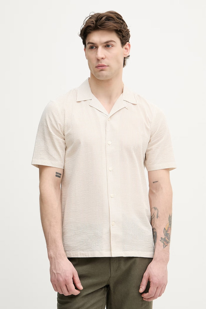 Lindbergh cămașă pentru bărbați, din bumbac