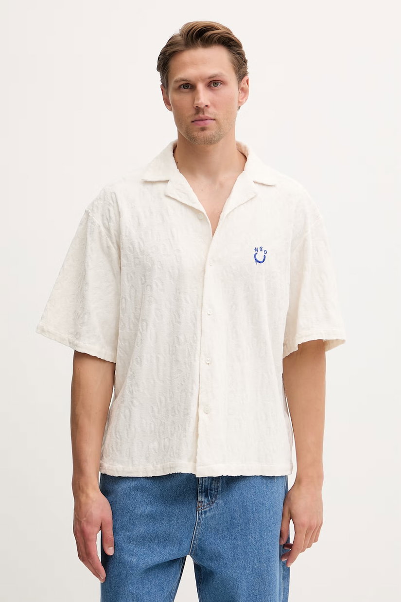 HUGO Blue cămașă pentru bărbați, din bumbac Eligino