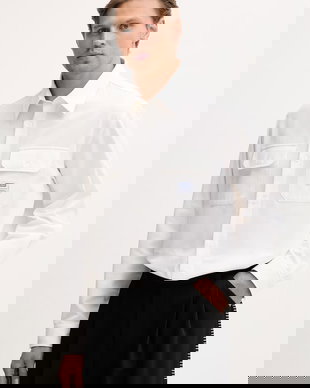 HUGO Blue cămașă pentru bărbați, din bumbac Ekynone