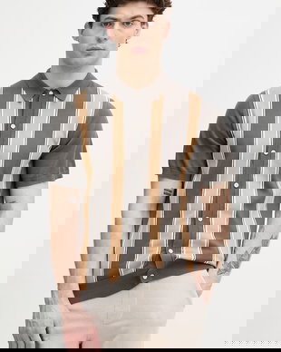 Lindbergh cardigan pentru bărbați, din bumbac