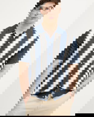 Lindbergh cardigan pentru bărbați, din bumbac