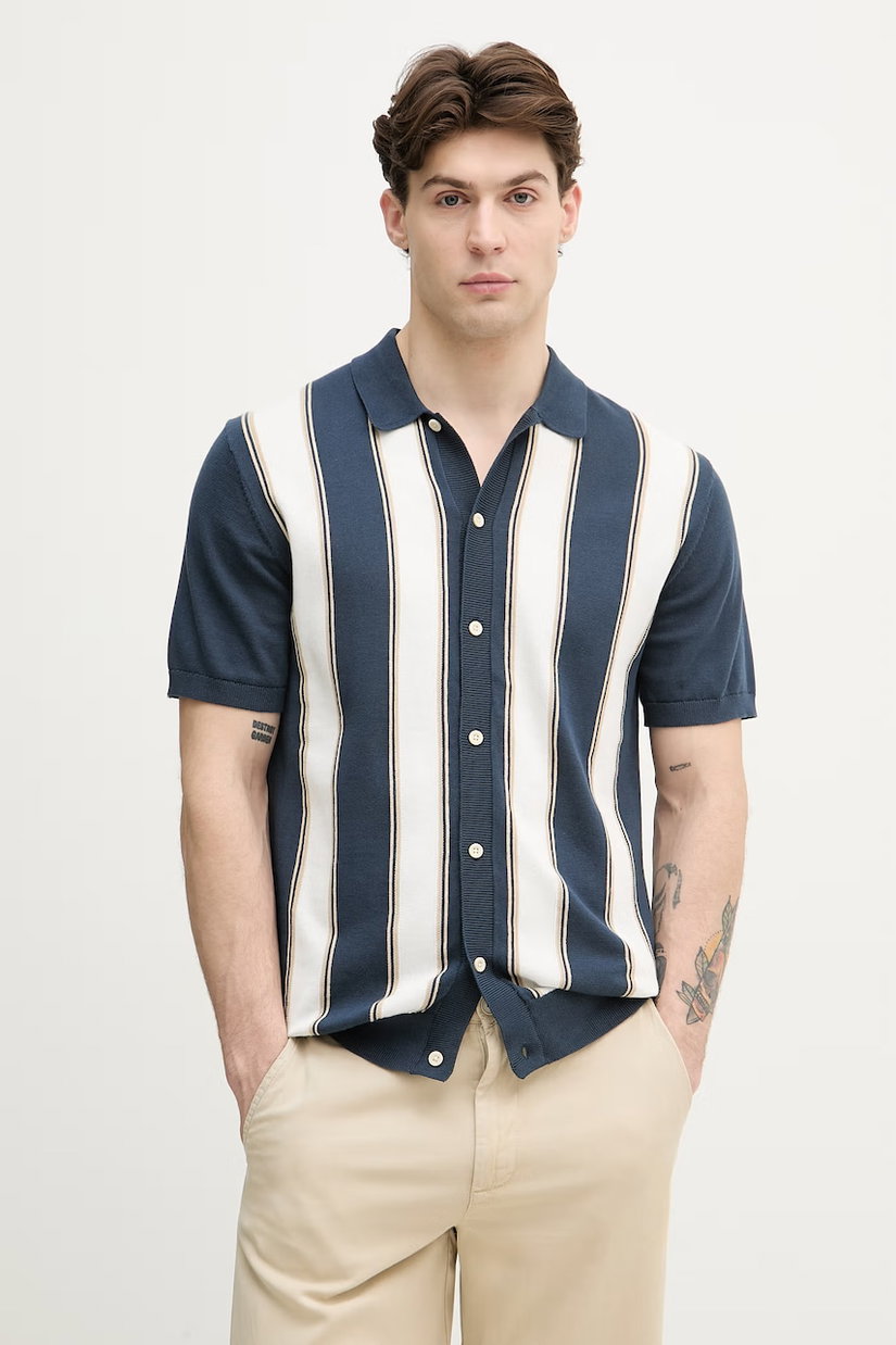 Lindbergh cardigan pentru bărbați, din bumbac