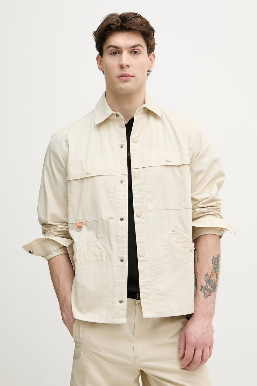 United Colors of Benetton cămașă safari pentru bărbați, din bumbac