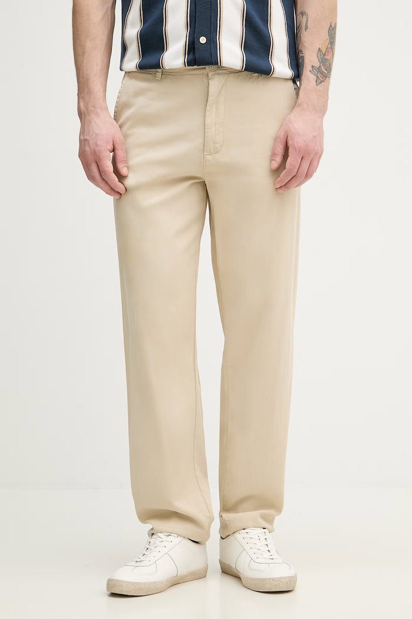 Lindbergh pantaloni pentru bărbați, cu lyocell