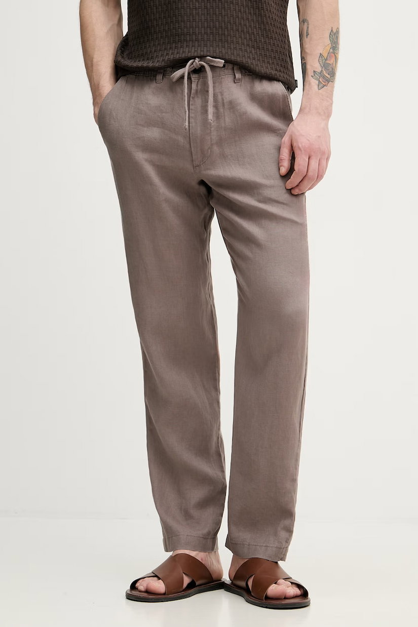 United Colors of Benetton pantaloni pentru bărbați, din in