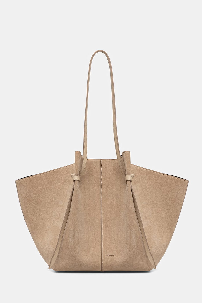 Yuzefi geantă shopper pentru femei, din piele întoarsă XL MOCHI