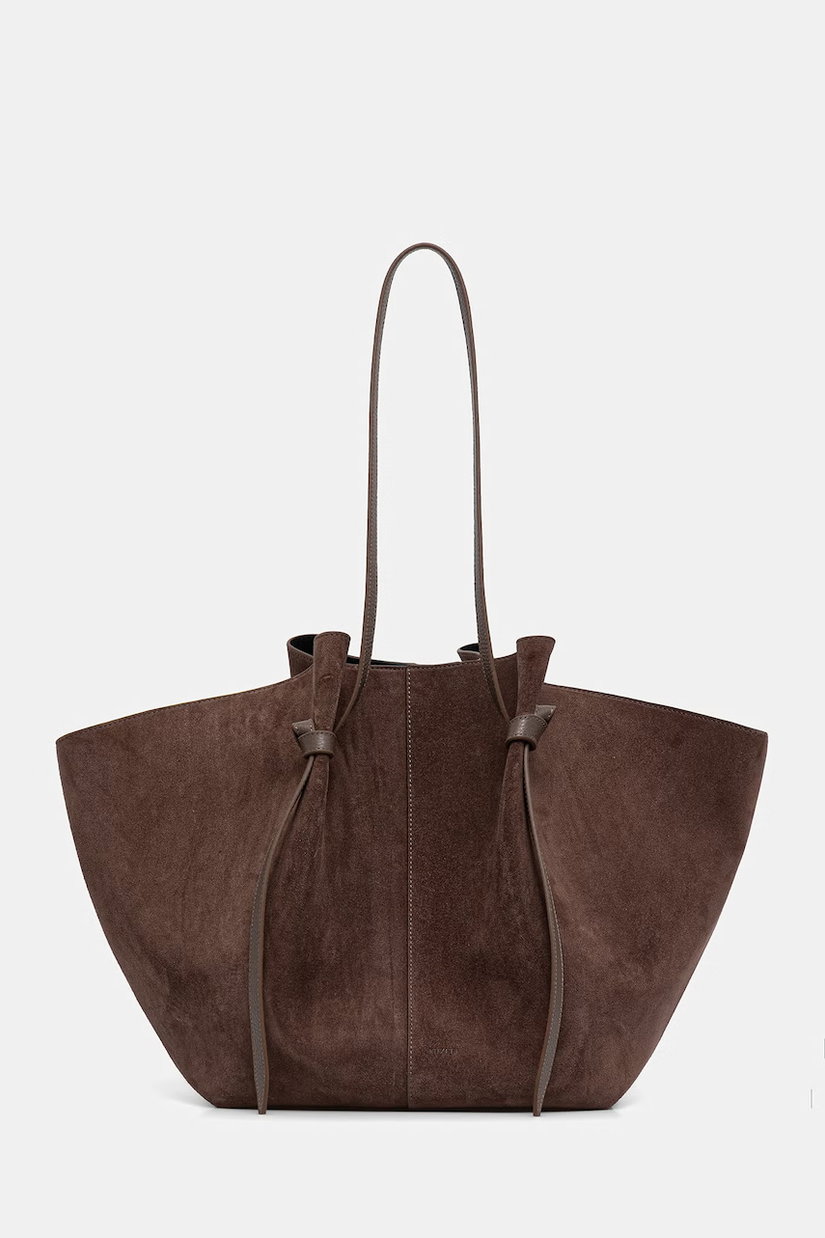 Yuzefi geantă shopper pentru femei, din piele întoarsă XL MOCHI