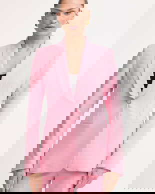 Morgan sacou cu un singur rând de nasturi pentru femei, cu vâscoză