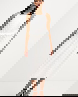 Isabelle Blanche rochie de bumbac