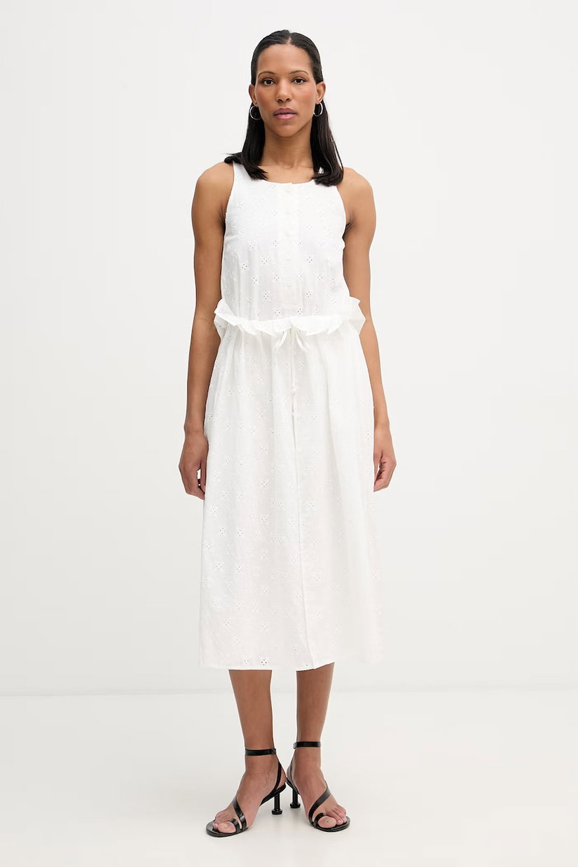 Isabelle Blanche rochie de bumbac