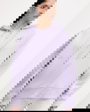 Adidas by Stella McCartney hanorac cu fermoar și glugă pentru femei