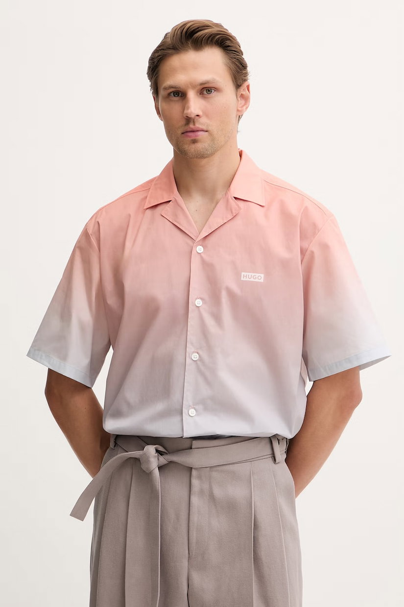 HUGO Blue cămașă pentru bărbați, din bumbac Eligino