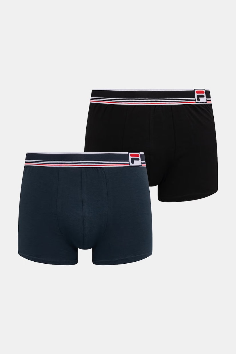 Fila boxeri pentru bărbați, din bumbac cu elastan pachet de 2