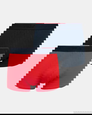 Fila boxeri pentru bărbați, din bumbac cu elastan pachet de 2