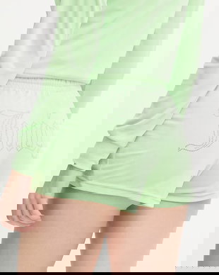 Juicy Couture pantaloni scurți de damă din velur TAMIA SHORTS