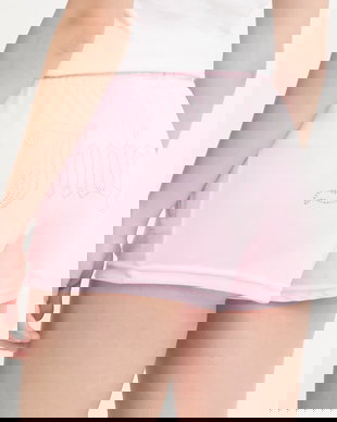 Juicy Couture pantaloni scurți de damă din velur TAMIA SHORTS