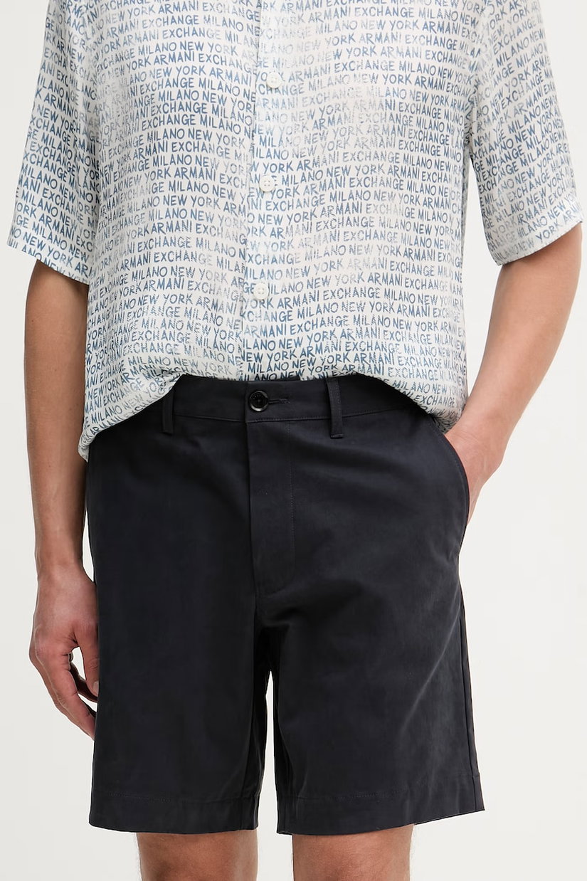 Armani Exchange pantaloni scurți de damă cu bumbac