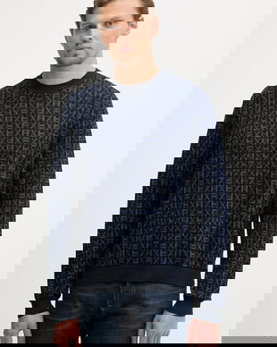 Armani Exchange pulover bărbați bumbac