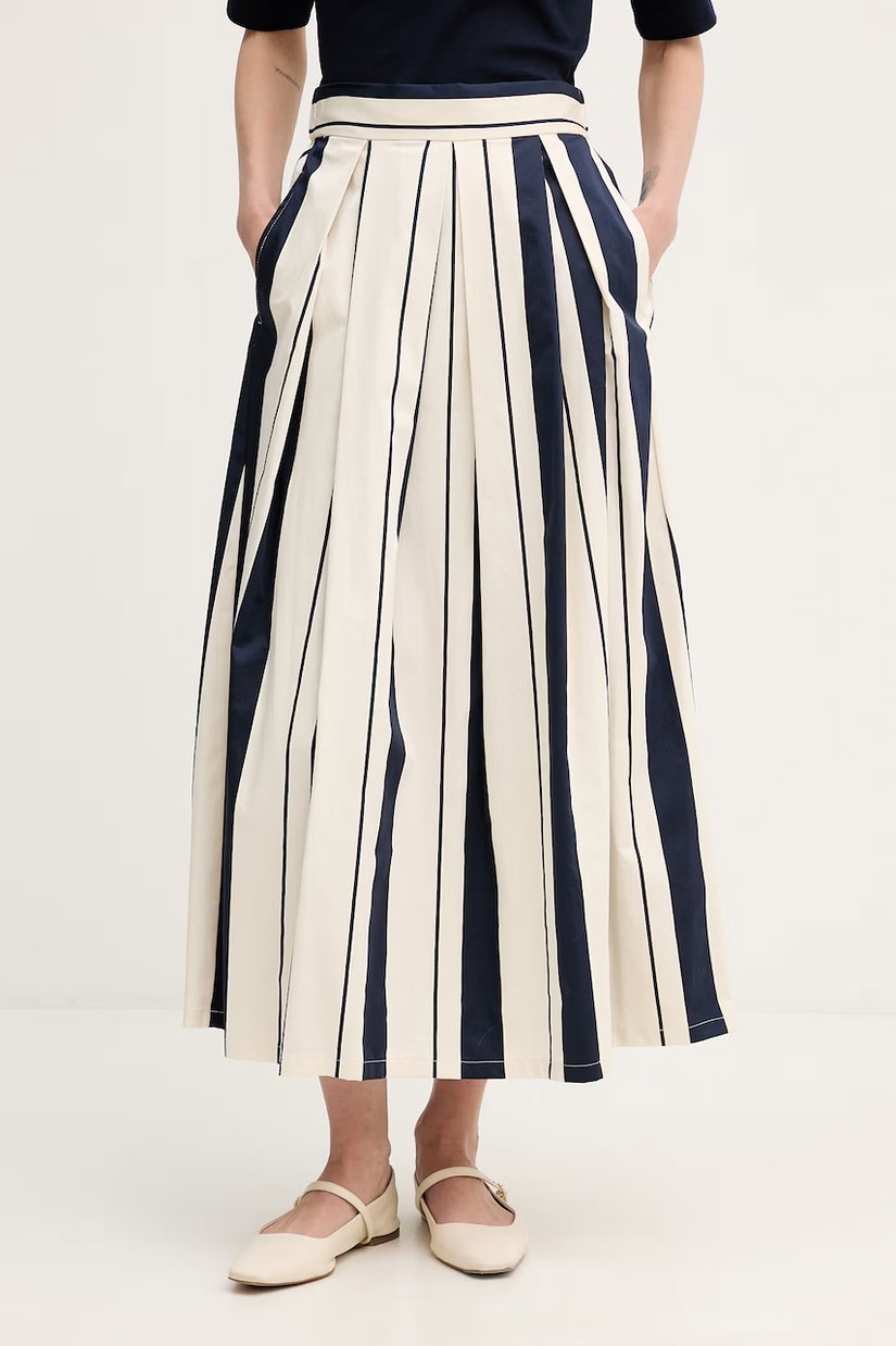 United Colors of Benetton fustă bumbac cu elastan