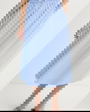 Marella fustă bumbac cu elastan MEMORE