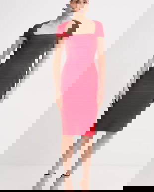 Herve Leger rochie bodycon