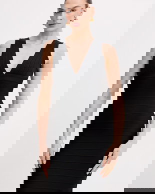 Herve Leger Rochie bodycon